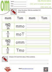 om-cvc-word-scramble-worksheet